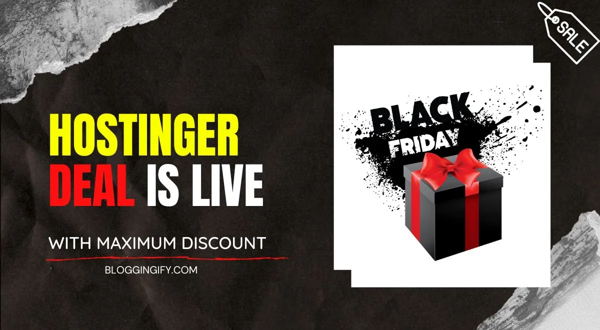 Hostinger Black Friday Deal